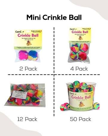 Crinkle ball