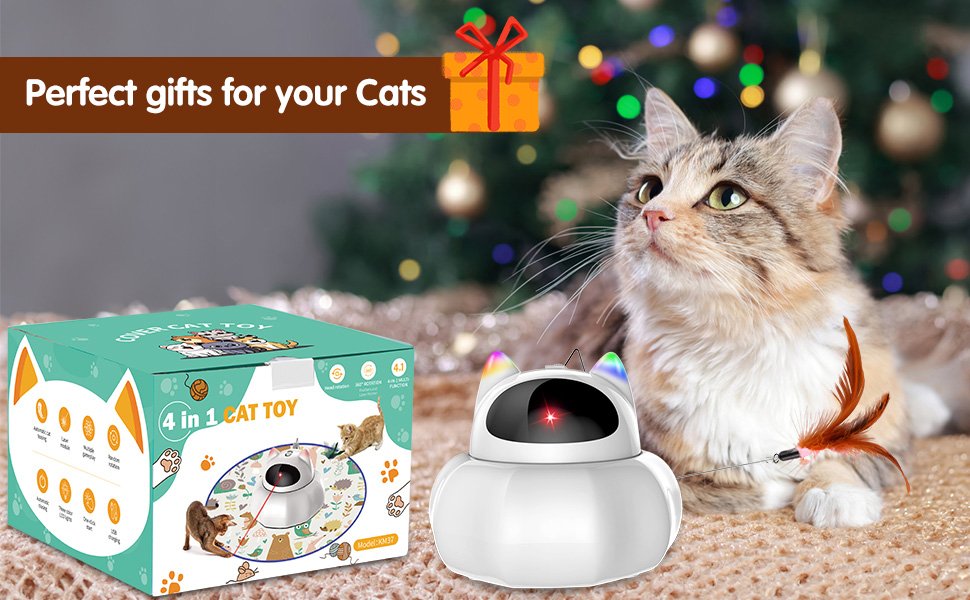 4 in 1 Cat Laser Toy Automatic