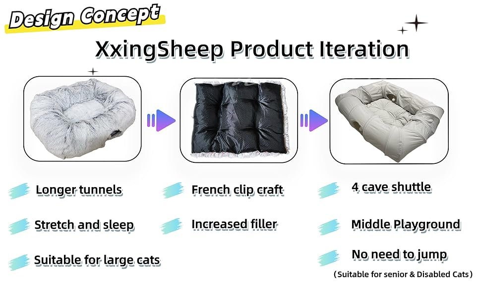 Cat tunnel bed gifts upgreat