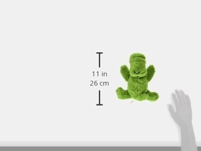 The Alligator Medium Dog Toy, Green (2 Pack)