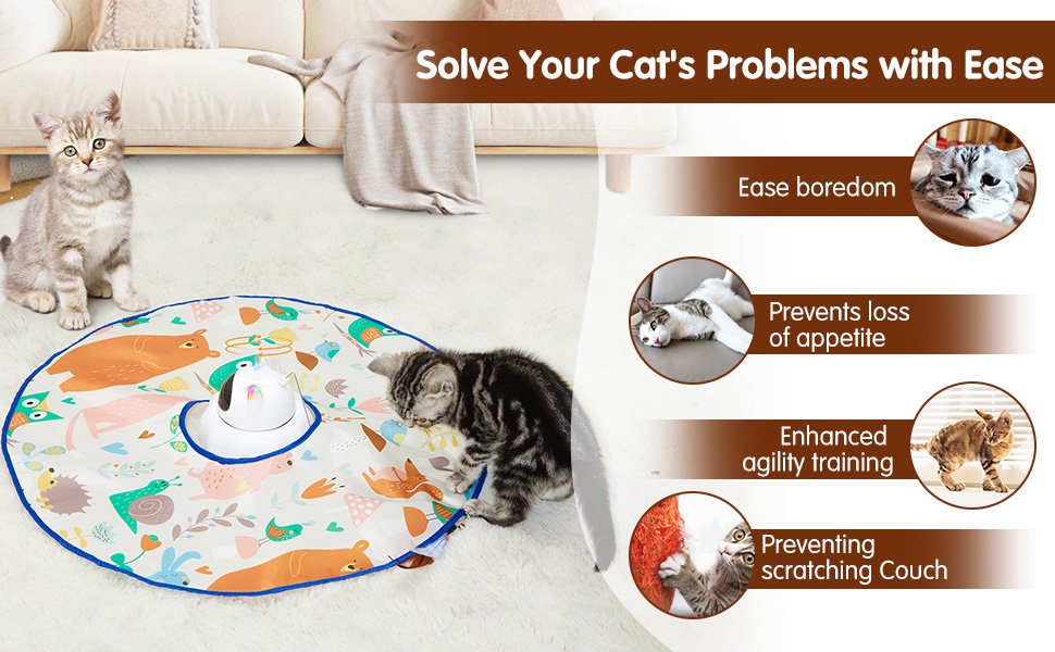 4 in 1 Cat Laser Toy Automatic