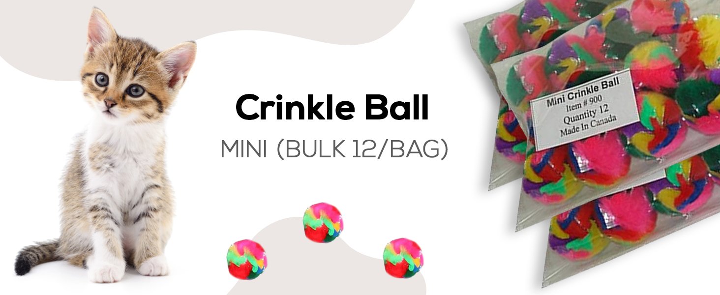 mini crinkle ball cancor crinkle ball cat crinkle crinkle ball cat toy go cat da ball crinkle fuzzy 
