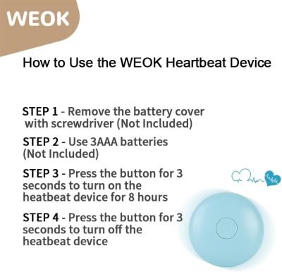 Puppy Heartbeat Toy, Dog Heartbeat Toy for Separation Anxiety Relief, Puppy Toy with Heartbeat Stuffed Animal Anxiety Calming Behavioral Aid Plush Toy for Dogs Cats Pets (White+)