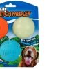 Fetch Medley Dog Ball Dog Toys, Medium (2.5 Inch) Pack of 3, for Medium Breeds, Includes Whistler, Max Glow and Rebounce Balls
