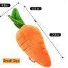 Carrot Style Squeaky Large Plush Dog Toys - Small Breed Puppy Chew Toys - Chewing Toys for Dogs - Large&Small Dog Plush Toys