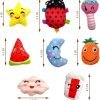 18 Pack Dog Squeaky Toys Cute Stuffed Pet Plush toys Puppy Chew Toys for Small Medium Dog Puppy Pets - Bulk Dog Squeaky Toys