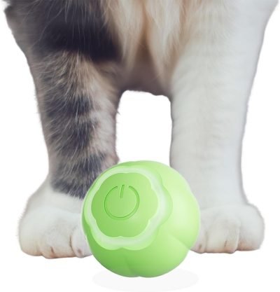 Smart Cat Toy, Gravity Smart Roller Ball, Interactive Cat Toys for Indoor,Automatic Pet Exercise Toys, Cats Stuff Automatic Cat Toy as Xmas Cat Gift Box