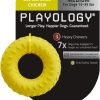 Layer Ring Toy for Large Dog (35lbs & up) - Engaging All-Natural Cheddar Cheese Scented Durable Dog Chew Toys for Aggressive Chewers - Easy to Clean - Interactive & Non-Toxic