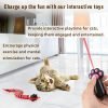 Interactive Cat Toys - Cat Laser & Fake Snake - Smart Sensing, Rechargeable Slithering Serpent - Laser Light Pointer - Cat Toy Set for Pets, Kittens, Dogs