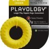 Layer Ring Toy for Large Dog (35lbs & up) - Engaging All-Natural Cheddar Cheese Scented Durable Dog Chew Toys for Aggressive Chewers - Easy to Clean - Interactive & Non-Toxic