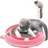 Cat Scratcher Toy, Cat Toy, Scratch Pad,Post Pad Interactive Training Exercise Mouse Play Toy with Ball for Kitty Puppy