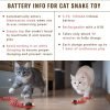 Interactive Cat Toys - Cat Laser & Fake Snake - Smart Sensing, Rechargeable Slithering Serpent - Laser Light Pointer - Cat Toy Set for Pets, Kittens, Dogs