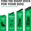 Dog Toys for Aggressive Chewers | Virtually Indestructible Dog Toys for Breeds Such as Pit Bulls and German Shepherds | Heavy Duty Rubber Stick Toy | Large