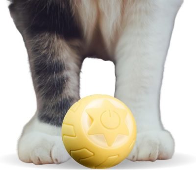 Smart Cat Toy, Gravity Smart Roller Ball, Interactive Cat Toys for Indoor,Automatic Pet Exercise Toys, Cats Stuff Automatic Cat Toy as Xmas Cat Gift Box