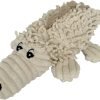61F09Xm1hgL._AC_SL1500 Durable Natural Nubby Plush Dog Toys with Squeaker and Crinkle Paper in Multi-Size (Natural Octopus - L, 18 Inch), All Breed Sizes