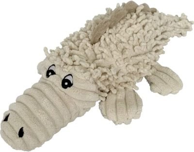 61F09Xm1hgL._AC_SL1500 Durable Natural Nubby Plush Dog Toys with Squeaker and Crinkle Paper in Multi-Size (Natural Octopus - L, 18 Inch), All Breed Sizes
