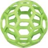 Pet Hol-ee Roller Dog Toy Puzzle Ball, Natural Rubber, Small (3 Inch Diameter), Colors May Vary