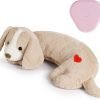 Heartbeat Toy Heartbeat Stuffed Animal for Dogs, Heartbeat Puppy Toy for Anxiety Relief Calming Aid, Heartbeat Stuffed Toy for Behavioral Aid Crate Kennel Training, Puppy Essentials White