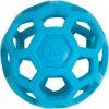 Pet Hol-ee Roller Dog Toy Puzzle Ball, Natural Rubber, Small (3 Inch Diameter), Colors May Vary