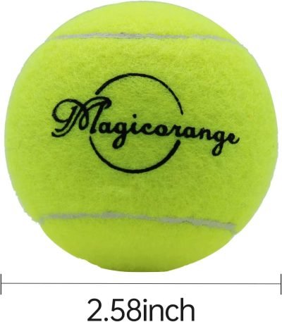 Tennis Balls, 12 Pack Advanced Training Tennis Balls Practice Balls, Come with Mesh Bag for Easy Transport, Good for Beginner Training Ball