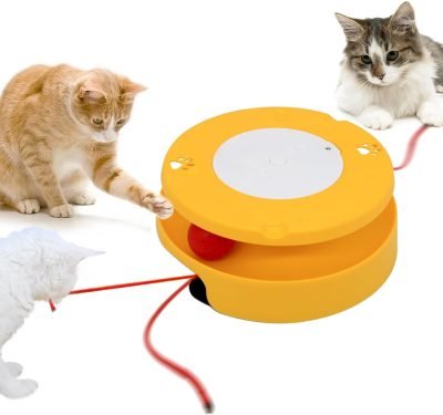 Cat Toy, Interactive Cat Toys for Indoor Cats, Automatic Cat String Toy for Cat Exercise, Fit for Most Cats (Blue)