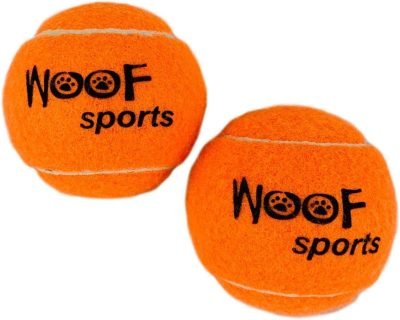 61dCjXsex8L._AC_SL1235 Dog Tennis Balls 12 Orange Tennis Balls for Dogs. Easy to Find! includes Carrying Bag. Medium Size Balls Fits Standard Ball Launchers