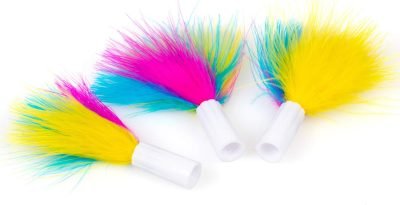Interactive Cat Toys for Indoor/Outdoor Activity - New & Improved Cat Feather Toys Replacement Feathers Available 12 Month Warranty