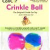 Cat Crinkle Balls 1.5 Inch (50-Pack) - Mini Crinkle Cat Toys for Indoor Cats - Multi-Color Cat Crinkle Toy - Canadian-Made Crinkle Balls for Cats