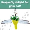 Cat Toys For Bored Indoor Adult Cats Any Surface Base Cat Wand Toy Cat For Stimulation Toys For Indoor Cats Cat Feather Toy Cat Feather Wand Cat Toy Wand Juguetes Para Gatos Activos Juegos Para Gatos