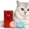 Smart Cat Toy, Gravity Smart Roller Ball, Interactive Cat Toys for Indoor,Automatic Pet Exercise Toys, Cats Stuff Automatic Cat Toy as Xmas Cat Gift Box