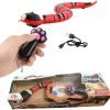 Interactive Cat Toys - Cat Laser & Fake Snake - Smart Sensing, Rechargeable Slithering Serpent - Laser Light Pointer - Cat Toy Set for Pets, Kittens, Dogs