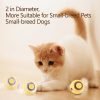 61v_McpFSvL._AC_SL1500 Cat Toy Balls for Indoor Cats Smart Interactive Self Rotating Ball Kitten Toy Gift USB Rechargeable Cat Toys Set Planet Cat Toys Balls With Lights Electric Pet Ball Automatic Moving Yellow Toy Ball