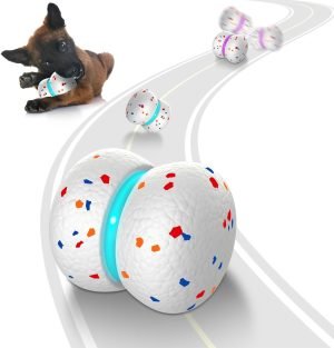 61wSg_zW5dL._AC_SL1500 Interactive Dog Toys for Boredom, Bouncing Ball for Dogs with Motion Activated, Active Rolling Ball for Dogs