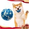 Dog Balls, Indestructible Tennis Balls for Dogs, Durable Bouncy Dog Toy Balls for Aggressive Chewers, Interactive Dog Toys for Fetch Game, Lightweight Floating Dog Toys (4 Balls)