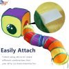 Cat Tunnel Toy and Cubes Combo, Cat Tunnels for Indoor Cats with Play Ball, Interactive Crinkle Collapsible Tent and Cubes, Cat Tube for Puppy Pet Rabbit - All in One Set of 3