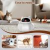 4 in 1 Cat Laser Toy Automatic, Interactive Cat Toys for Indoor Cats, Hide and Seek Kitten Wand Toy, USB Rechargeable Electronic Toys with Moving Feather, Cover for Bored Cats All Breeds