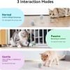 Cheerble Smart Interactive Cat Toy, Automatic Moving Bouncing Rolling Ball for Indoor Cat Kitten, Peppy Pet Ball with Lights and Bell, Grey