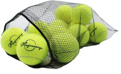 Tennis Balls, 12 Pack Advanced Training Tennis Balls Practice Balls, Come with Mesh Bag for Easy Transport, Good for Beginner Training Ball