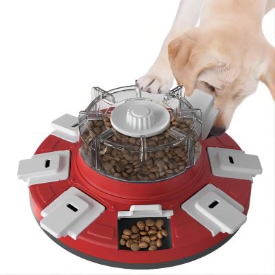 Dog Puzzle Toys level 3 2 1, Dog Treat Puzzle Slow Feeder, Interactive Enrichment Toys for Large/Medium/Small and Smart Dog, Dog Food Dispenser for Boredom and Mental Stimulation (Purple).