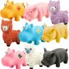 71Clt0i3w-L._AC_SL1500 9 Pack Latex Squeaky Dog Toys 7 Inch Soft Rubber Dog Chew Toy Animal Standing Stick Puppy Fetch Interactive Play Toy Assorted Animal Pet Toys for Small Medium Large Dogs(Classic)