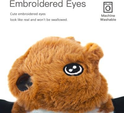 Dog Squeaky Toys 5 Pack, Pet Toys Crinkle Dog Toy No Stuffing Animals Dog plush Toy Dog Chew Toy for Large Dogs and Medium Dogs Squeeky Doggie Toys Puppy Toys Squeak