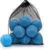 Tennis Balls, 12 Pack Advanced Training Tennis Balls Practice Balls, Come with Mesh Bag for Easy Transport, Good for Beginner Training Ball