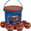 Ultra Ball Dog Toy, Medium (2.5" Diameter), Pack of 8 with Chuckit Cleaning Bucket