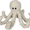 71QqPm9SgjL._AC_SL1500 Durable Natural Nubby Plush Dog Toys with Squeaker and Crinkle Paper in Multi-Size (Natural Octopus - L, 18 Inch), All Breed Sizes