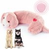 Heartbeat Toy Heartbeat Stuffed Animal for Dogs, Heartbeat Puppy Toy for Anxiety Relief Calming Aid, Heartbeat Stuffed Toy for Behavioral Aid Crate Kennel Training, Puppy Essentials White