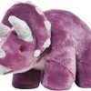 Fluff & Tuff, Charlie Triceratops Plush Dog Toy, Large, 14"