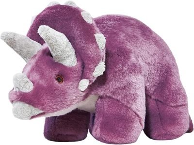 Fluff & Tuff, Charlie Triceratops Plush Dog Toy, Large, 14"