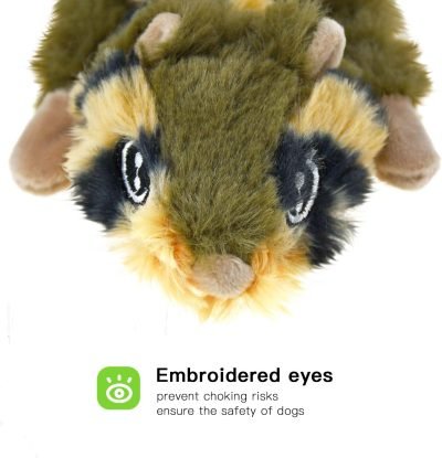 71UPeBgrKsL._AC_SL1500 Dog Squeaky Toys No Stuffing 6 Pack Dog Toys Crinkle Dog Toys for Small Dogs Durable Dog Chew Toys Plush Cute Animals Natural Puppy Toys for Teething Pet Toys Squeak