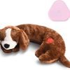 Heartbeat Toy Heartbeat Stuffed Animal for Dogs, Heartbeat Puppy Toy for Anxiety Relief Calming Aid, Heartbeat Stuffed Toy for Behavioral Aid Crate Kennel Training, Puppy Essentials White