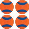 Ultra Ball Dog Toy, Medium (2.5" Diameter), Pack of 8 with Chuckit Cleaning Bucket